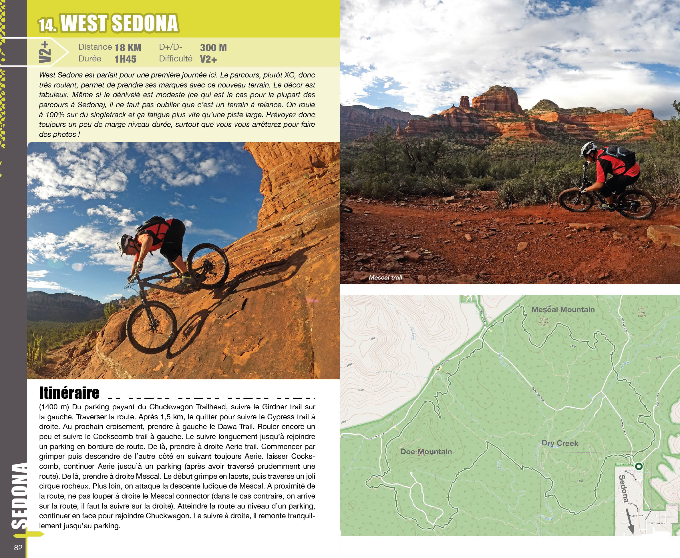 VTOPO VTT Trip Ouest Américain