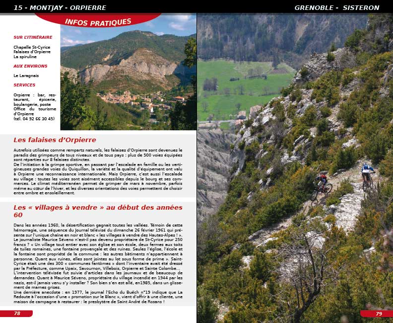 VTOPO MTB Roaming Chemins du Soleil Grenoble Sisteron