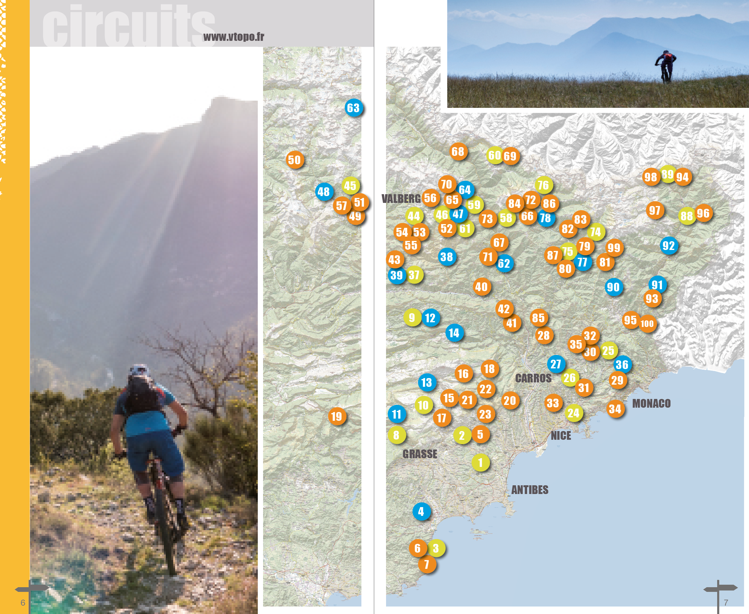 VTOPO mountain biking Alpes-Maritimes - 3rd edition