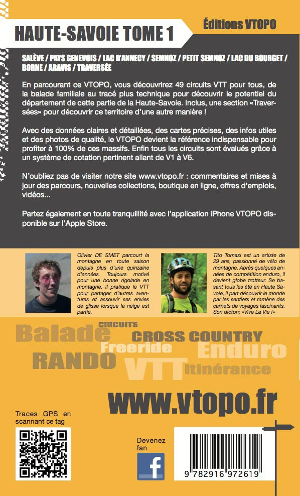 VTOPO VTT Haute-Savoie - Tome 1